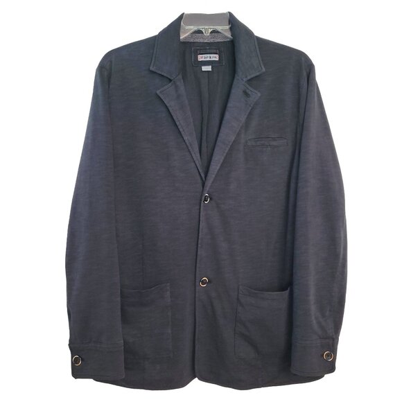 32 Bar Blues Cotton Knit Blazer Jacket - Picture 1 of 5